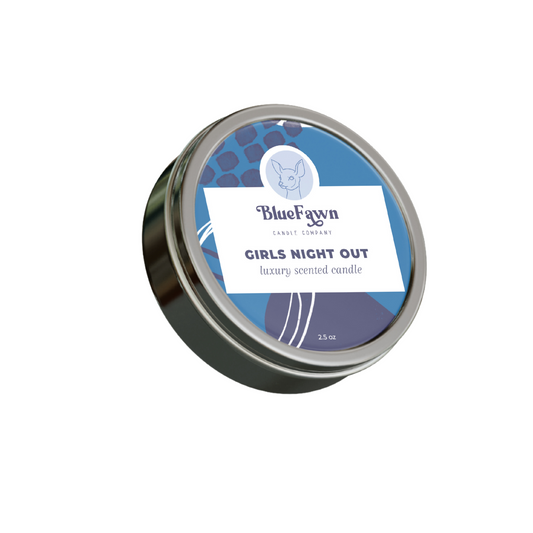 self-care scented tin candle